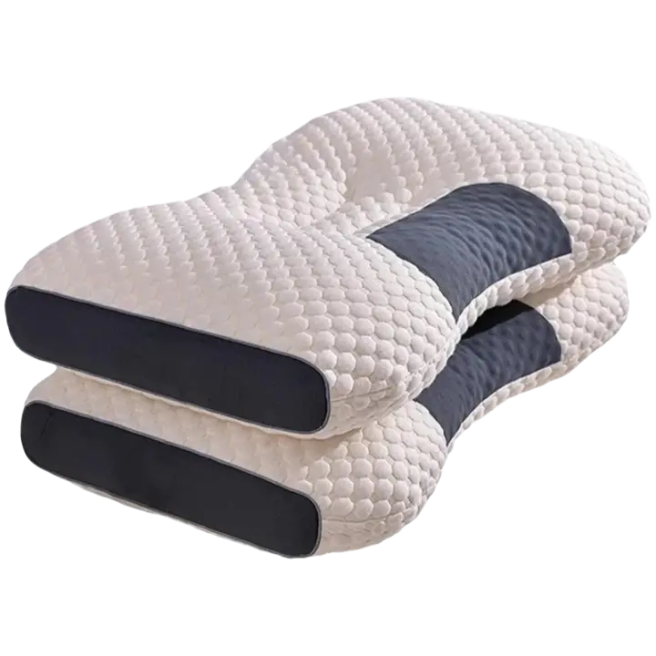 Almohada para el cuello 3D Star Hotel Almohada cervical Almohada de masaje Almohada SPA Almohada de fibra única Almohada cervical Almohada para dormir - 1