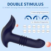 Vibrador Dildo de Empuje para Parejas Estimulador de Clítoris Vagina Punto G Juguete Sexual para Masturbación de Mujeres - details 5