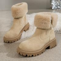 Otoño Invierno mujer botas de nieve zapatos cálidos casuales - details 5