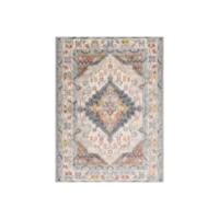 Alfombra Vintage - Alfombra Salon Grande, Habitacion, Cocina - Alfombras 160x220cm, Estilo Boho y Oriental Multicolor Azul y Naranja - details 11