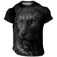 Camiseta Mighty con estampado 3D de talla grande para hombre y mujer, camiseta de verano para ocio, Animal Haruku, deportes callejeros, secado rápido, transpirable - details 6