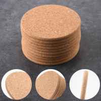Set of 10 Cork Bar Drink Coasters - Absorbent and Reusable - 90mm, 5mm Thick - details 4