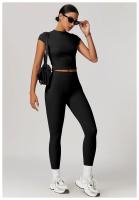 Pantalones de Yoga de Cintura Alta Ajuste Ajustado para Abdomen y Cadera Secado Rápido - details 30