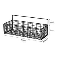 Cesta de hierro, estante para champú en polvo para pared de baño, orificio perforador, colgador de condimentos de cocina - details 21