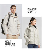 LNGXO Chaqueta de Down Impermeable Cálida para Invierno, Adecuada para Senderismo, Camping, Esquí - details 15