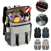 Mochila de refrigeración con aislamiento de gran capacidad para pícnic, bolsa enfriadora impermeable, 4 colores a elegir, alta calidad - details 0