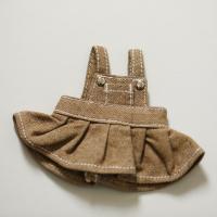 Vestido con tirantes, accesorios de ropa para muñecas, traje para muñecas, vestido vaquero, Mini ropa de oso, vestido DIY para muñecas de peluche de 12cm - details 4