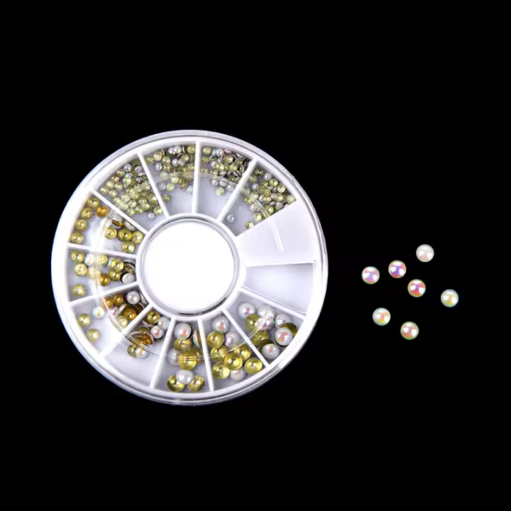 NAILWIND-seda fluorescente para decoración de uñas, purpurina, diamantes de imitación brillantes, accesorios de decoración de uñas falsas, herramienta - 1