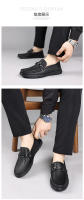 Zapatos de Cuero de Oveja Estilo Británico para Hombres Zapatos Formales de Negocios Casuales con Un Solo Pedal - details 8