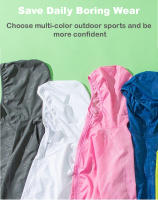 Chaqueta de senderismo con protección UV para hombre y mujer, cortavientos impermeable de secado rápido, Unisex, L02 - details 2