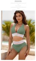 Traje de baño sexy para mujer, traje de baño de bikini de dos piezas con cintura adelgazante, superventas - details 33