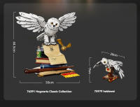 Bloques de construcción Big Hedwig Owl Harry Bobo, colección de edición del 20 aniversario, modelo de juguete de 3010 piezas - details 2