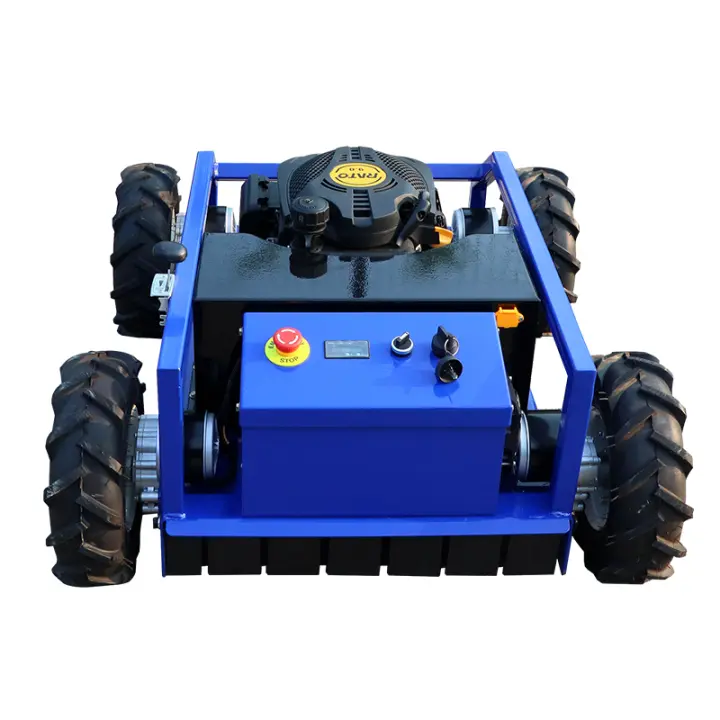 Cortacésped de Control Remoto Conducción de Ruedas Todas Material Metálico - 1
