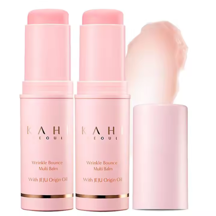 1/2 Uds. Bálsamo múltiple hidratante antiarrugas para cara, barra hidratante facial diaria, crema hidratante múltiple para labios, ojos y cuello - 1