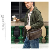 CONTACT'S-bolso bandolera de cuero de vaca para hombre, bandolera grande, informal - details 0