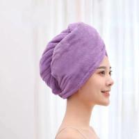 Gorro de microfibra para secar el cabello, toalla para secar el cabello, envoltura fuerte absorbente de agua, gorro de ducha, herramienta de limpieza, 2 piezas - details 22