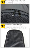 MOTOCENTRIC Hombres Mujeres Mochila para casco de motocicleta Mochila impermeable para montar en motocross Bolsa ligera para moto Reflexión de gran capacidad - details 11