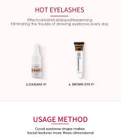 ICONSIGN-Kit de tinte para cejas, elevador de pestañas, potenciador, rizado, permanente, tinte de cejas, herramientas de maquillaje - details 7