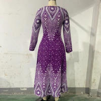 S-5XL-vestidos de talla grande para mujer, ropa con estampado Dashiki, 2024 - details 10
