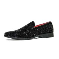 2023 nuevo vestido informal de moda para hombre, zapatos de cuero ligeros puntiagudos grandes para fiesta de boda - details 13