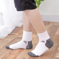 Calcetines deportivos de algodón peinado para hombre, calcetín transpirable, antideslizante, cómodo, para baloncesto, correr, 5 pares - details 4
