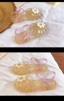 Sandalias de niña con flores, zapatos de gelatina tejida para bebé de 3 a 9 años - details 38