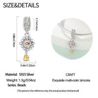 Nuevos Dijes de Plata de Ley 925 Diseño de Abrazo de Amor Zirconia Joyería de Mujer DIY Pulseras - details 90