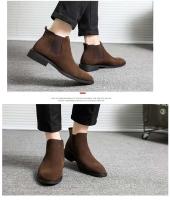 Roma 2024 nuevo cuero genuino con corte alto y botines de diseño de moda para zapatos de vestir de piel de vaca para hombres - details 2