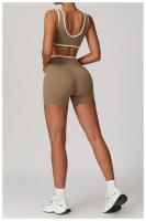Conjunto de Yoga de 2 Piezas Trajes de Entrenamiento de Poliéster para Fitness - details 26