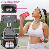 Tennis Bag Backpack 2 Rackets with Ventilated Shoe Compartment,for Pickleball,Basketball, Badminton, Soccer,men and women professional badminton racket bag large capacity multi-function shoe bag separated - details 1