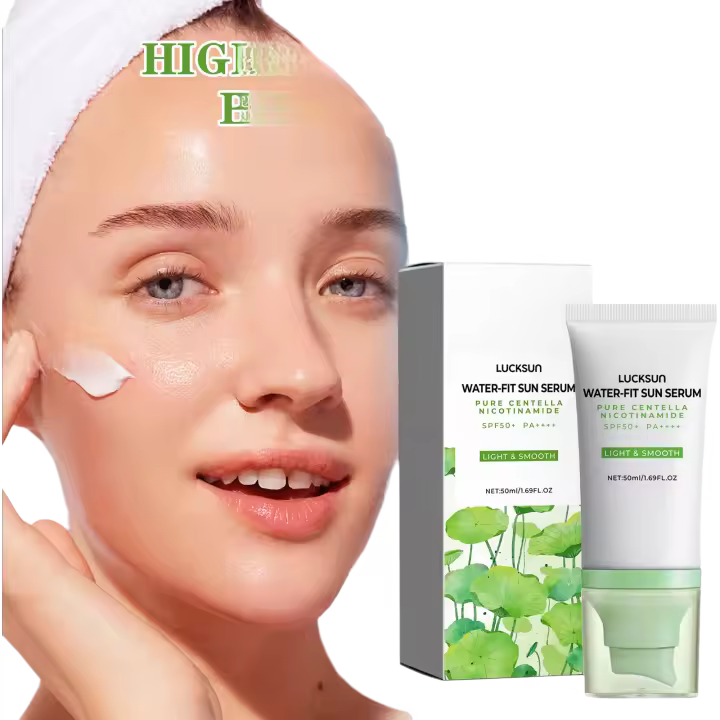 Crema Protector Solar Esfoliante SPF 50 Control de Aceite Hidratante Natural Impermeable - 1