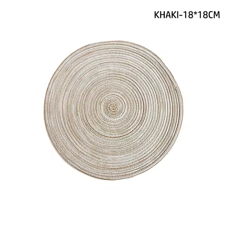 Posavasos de estilo nórdico con aislamiento térmico, Mantel Individual de 4,33x4,33 pulgadas, 14,17x14,17 pulgadas, 7,09x7,09 pulgadas, antideslizante - 1