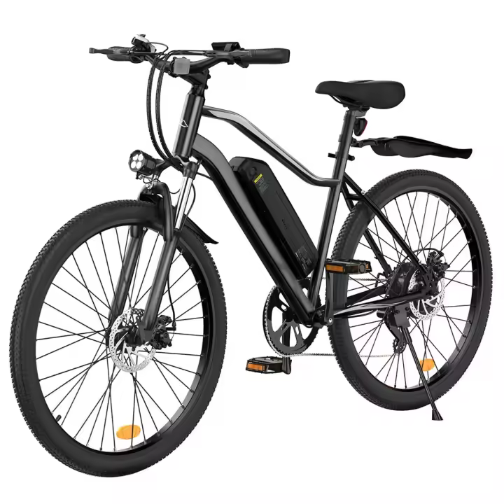 iScooter EB3 Bicicleta Eléctrica para Adultos 350W, 36V, 10.4Ah, Velocidad Máxima de 32KM/H, Absorción de Choques de Neumático 26" - 1