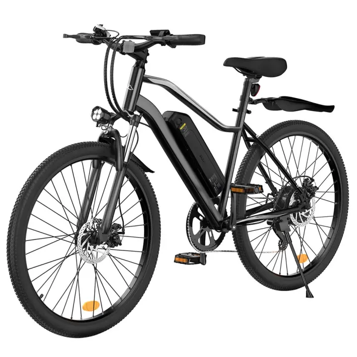 iScooter EB3 Bicicleta Eléctrica para Adultos 350W, 36V, 10.4Ah, Velocidad Máxima de 32KM/H, Absorción de Choques de Neumático 26" - 1
