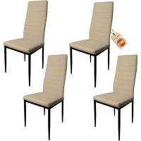 Pack de 2 Sillas de Comedor Tapizadas - Sillas Cocina Tapizadas - Pack Sillas Comedor (Blanco, 2) - details 13