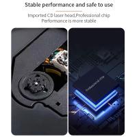 Reproductor de CD portátil retro - Altavoz doble Bluetooth/USB - Con toma de auriculares - Funda guardapolvo - Mando a distancia Mando a distancia - details 11