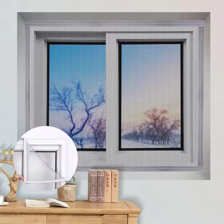 Mosquiteras autoadhesivas y reutilizables para ventanas,pantallas antimosquitos para ventanas,tul,malla lavable en verano - 1