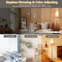 Lámpara de Pie Moderna con Control Remoto Luz Cálida para Dormitorio, Sala de Estar, Oficina - details 2