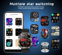 Reloj Inteligente Militar Resistente Duradero IP68 Impermeable 2,0' HD Pantalla Bluetooth para Android Ios Xiaomi - details 12