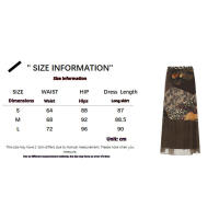 BUNO- Faldas de malla de retazos con estampado floral vintage, falda gótica holgada de los años 90, falda estética Y2K para mujer, ropa de fiesta y club - details 0