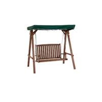 Jardín de Exterior de 2 Plazas Silla Balancín con Parasol Techo Ajustable en Ángulo Terraza Balcón Exterior Carga 200 kg 172x110x155 cm Negro - details 13