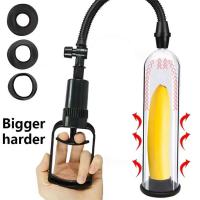 Leten-juguetes sexuales para hombre, ampliadora Manual, mejora de la erección, bomba de vacío, entrenador de Miembro grande, masturbador duradero masculino - details 9