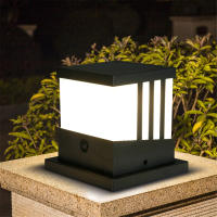 Luz de Poste Solar Moderna RXUNS Lámpara de Columna de Patio Impermeable IP65 Brillo de 300lm - details 5