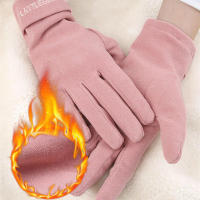 Guantes cálidos de invierno para mujer con dedos sensibles, uso con pantalla táctil, adecuados para trabajar y conducir - details 5