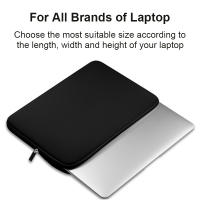 Bolsa negra para ordenador portátil de 11, 13, 14, 15 y 15,6 pulgadas para Lenovo, Xiaomi, Dell, funda para ordenador portátil, funda para Macbook Air Pro Retina - details 1