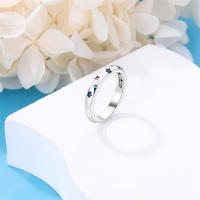 Anillo de Plata Esterlina 925 con Zirconia de Estrella de Copo de Nieve - details 46