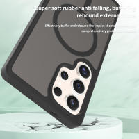 Funda magnética compatible con Samsung Galaxy S25 Ultra Sier Shield, funda protectora anticaídas con sensación de cuero - details 6