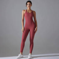 Hamidou-body de Yoga elástico, ropa de gimnasio, ropa deportiva de realce, mono de entrenamiento sin espalda, conjunto de Yoga de alta elasticidad para gimnasio - details 29