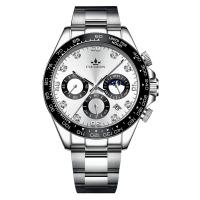 Reloj de hombre calendario correa de acero resistente al agua luminoso - details 0