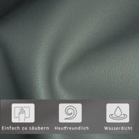 Cama de Almohada Tapizada 160 x 200cm LED, Rejilla Metálica, Caja de Cama, Doble Cama con Soporte de Cabeza Ajustable y Espacio de Almacenamiento Hidráulico Gris (Sin Colchón) - details 11